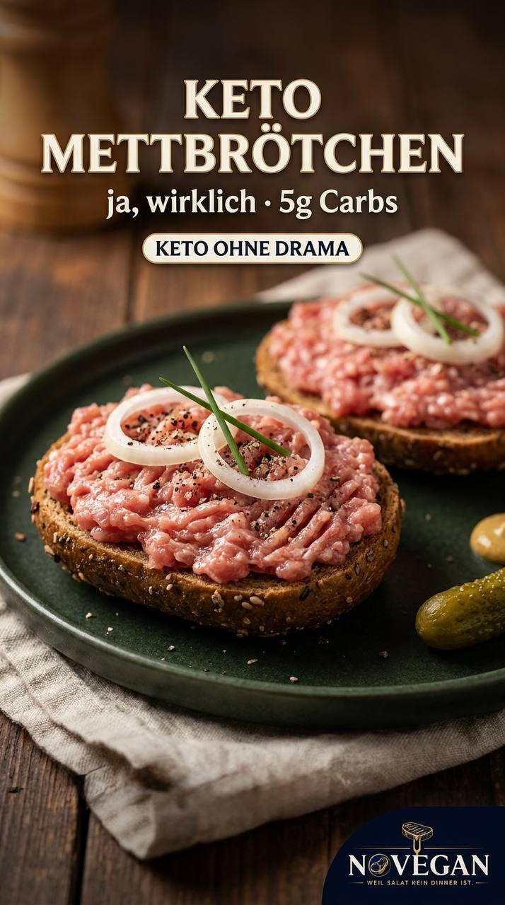 Keto Mettbrötchen – Deutschlands berüchtigstes Frühstück mit nur 5g Carbs